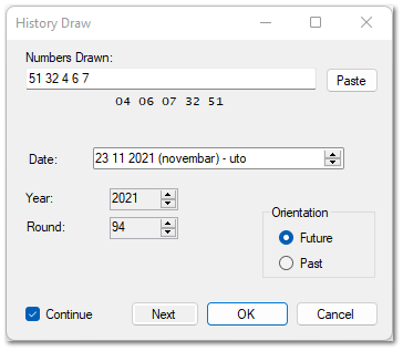 History Draws: Adding New